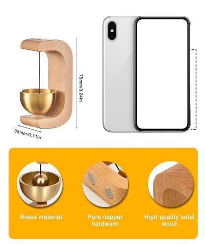 Japanese Wooden Shopkeeper Door Bell – Traditional Door Entrance Bell