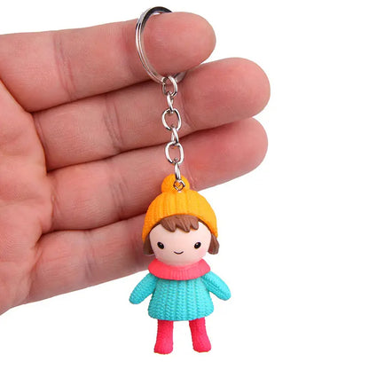 Kawaii Cute Baby Doll Keychain [Pack of 2]