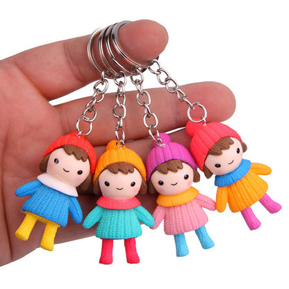 Kawaii Cute Baby Doll Keychain [Pack of 2]