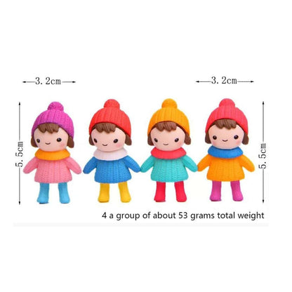 Kawaii Cute Baby Doll Keychain [Pack of 2]