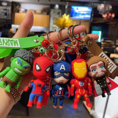 Marvel Avengers Rubber Keychains