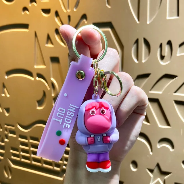 Inside Out 3D Rubber Keychains (SET OF 8)