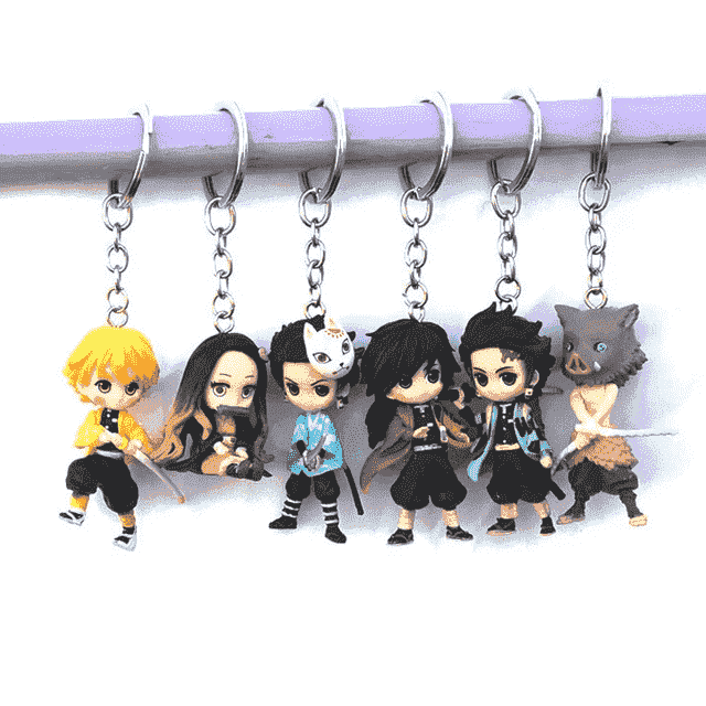 Demon Slayer Anime Character Keychains