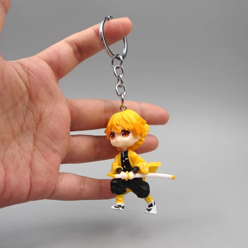 Demon Slayer Anime Character Keychains Zenitsu Agatsuma