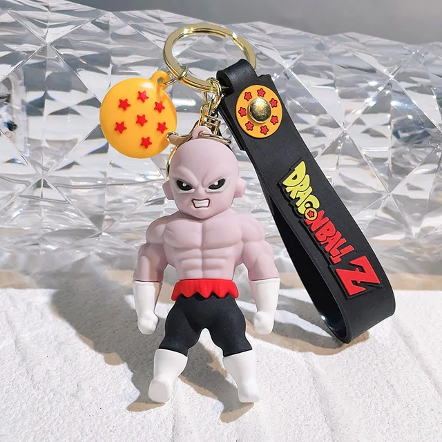 Dragon Ball Z Figures 3D Keychain with  Strap and Charm