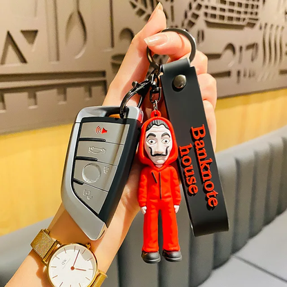 Money Heist-Bella Ciao Rubber Keychain – Merakii Mee