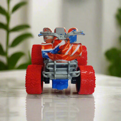 Monster Quad Bike Toy and Keychain for Kids – Friction Power Stunt Vehicle