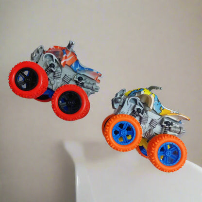 Monster Quad Bike Toy and Keychain for Kids – Friction Power Stunt Vehicle