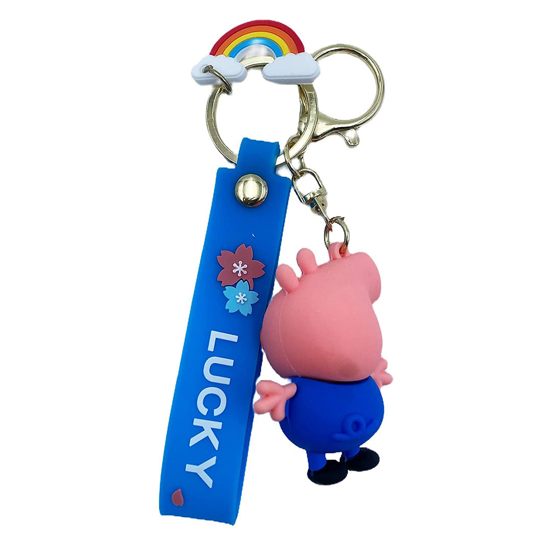 Buy Cute Peppa Pig Keychain with Strap Online in India – Merakii Mee