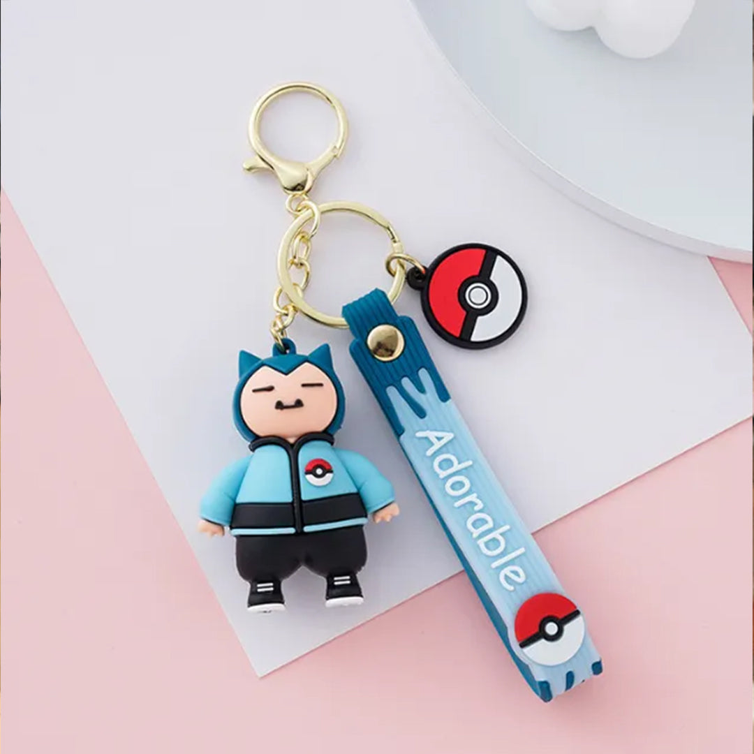 Pokémon's in Jacket 3D Keychain: Catch 'Em All and Carry the Adventure!