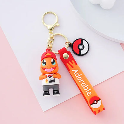 Pokémon's in Jacket 3D Keychain: Catch 'Em All and Carry the Adventure!