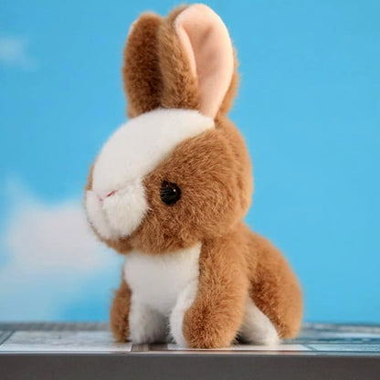 Rabbit Soft Toy Keychain - Adorable Plush Accessory for Bags & Keys