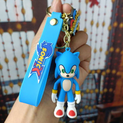 Sonic X and Shadow the Hedgehog Heroes 3D Keychain