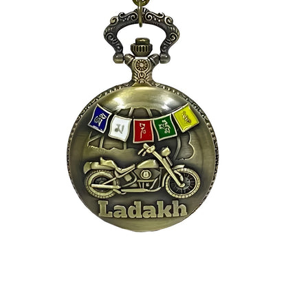 Ladakh Vintage Pocket Watch Keychain