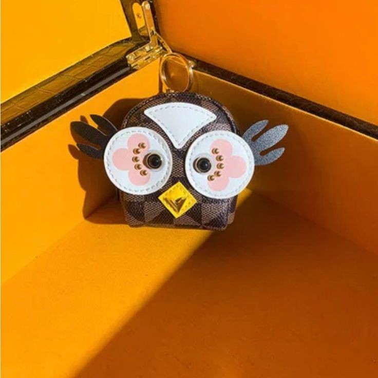 Cute Owl Backpack Wallet Keychain | Owl Coin Pouch