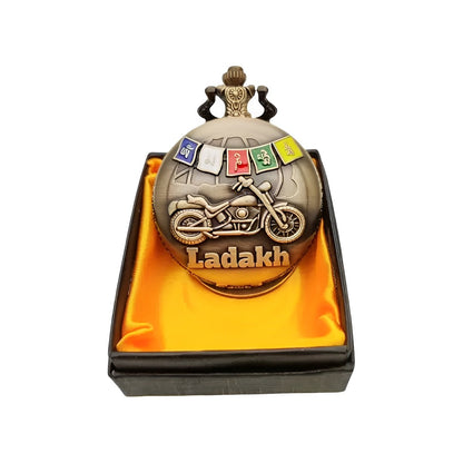 Ladakh Vintage Pocket Watch Keychain