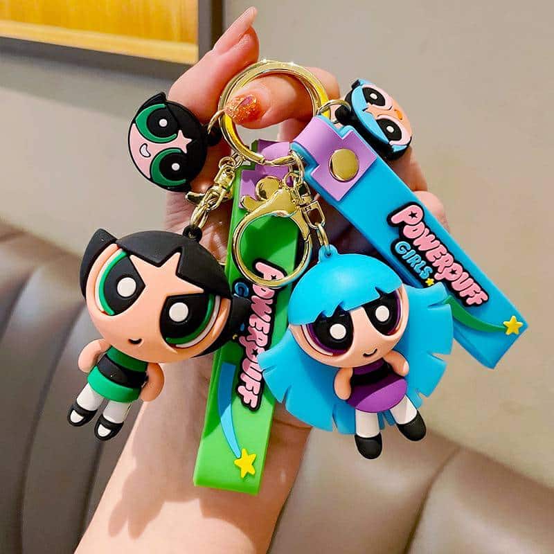 Powerpuff Girls Strap Keychains