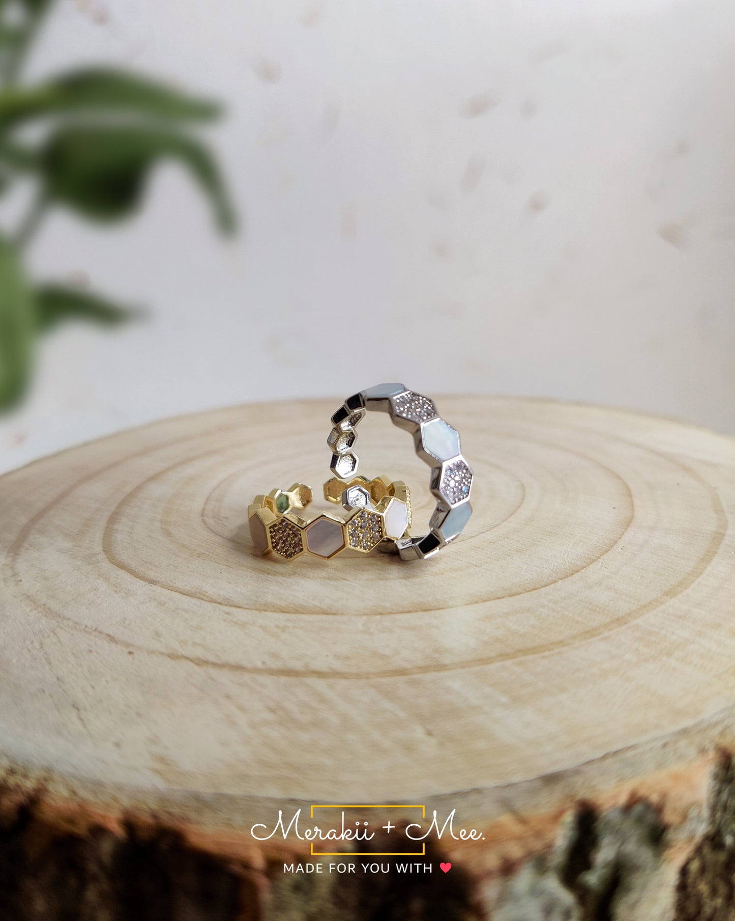 Honey Comb Hexa Ring