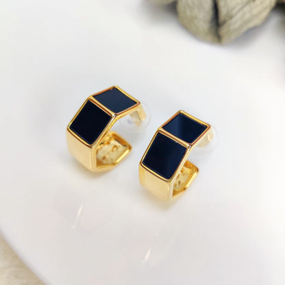 Black Block Hoops