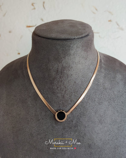 Roman Coin Snake Chain