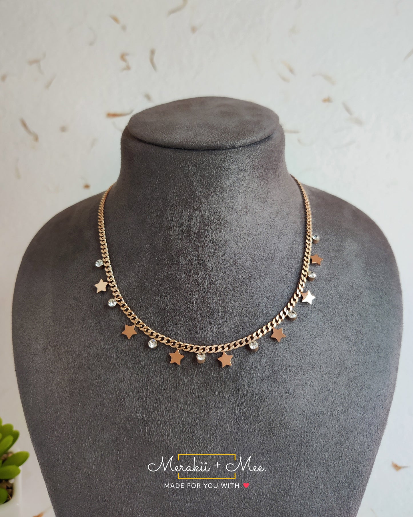 Stars & Diamond Necklace