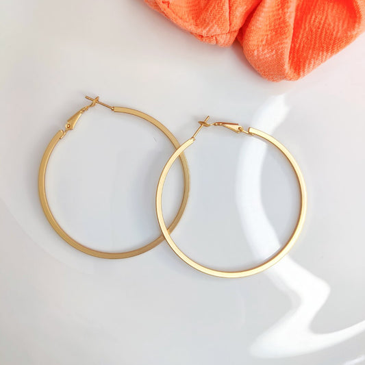 Matte Round Hoops