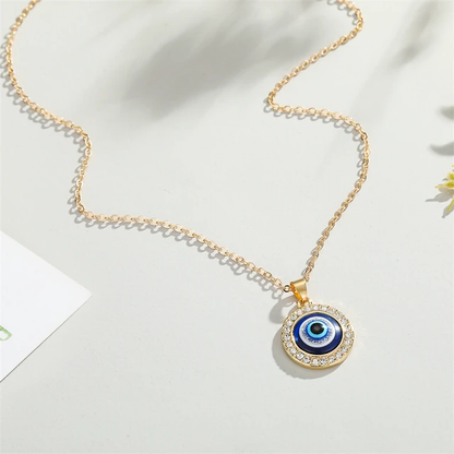 Bleu Evil Eye Necklace