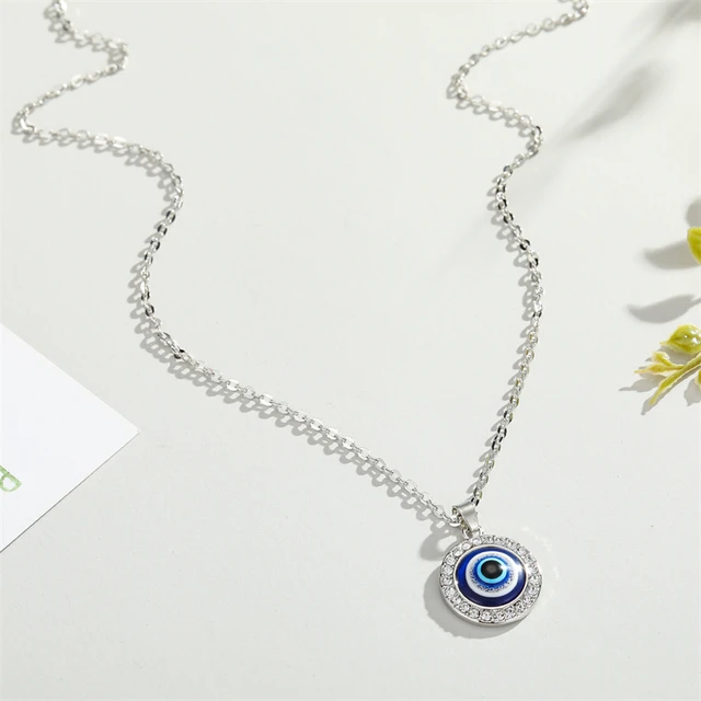 Bleu Evil Eye Necklace