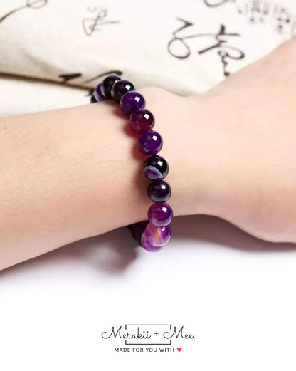 Amethyst Crystal Bracelet