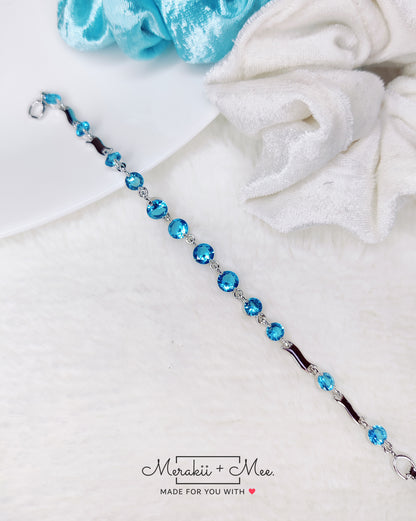 Charlotte's Blue Diamond Bracelet