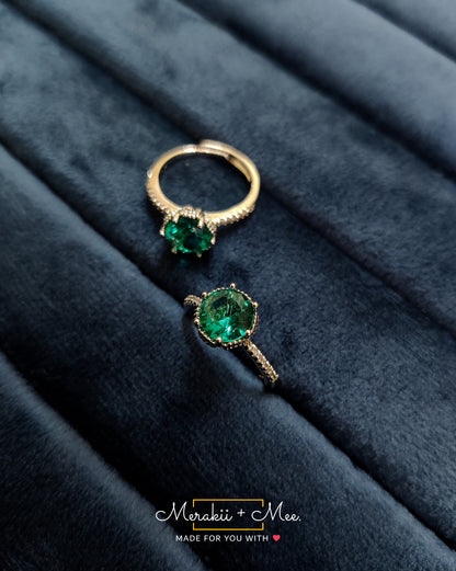 Turquoise Diamond Ring