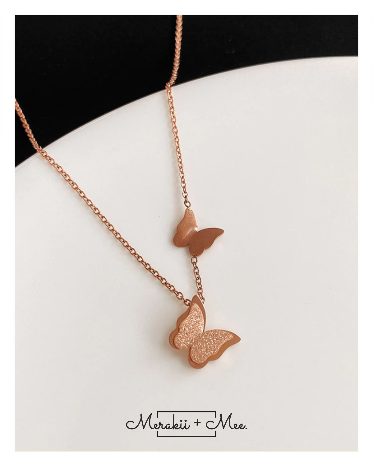 Butterfly Frost Necklace