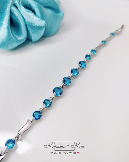 Charlotte's Blue Diamond Bracelet