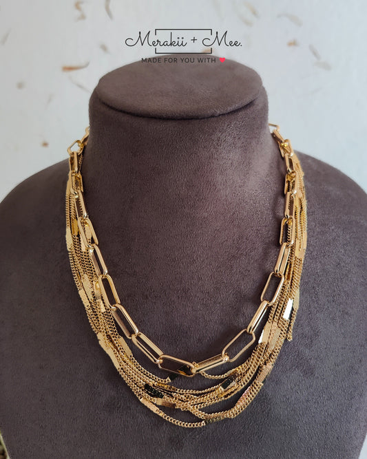 Gold Cluster Chain