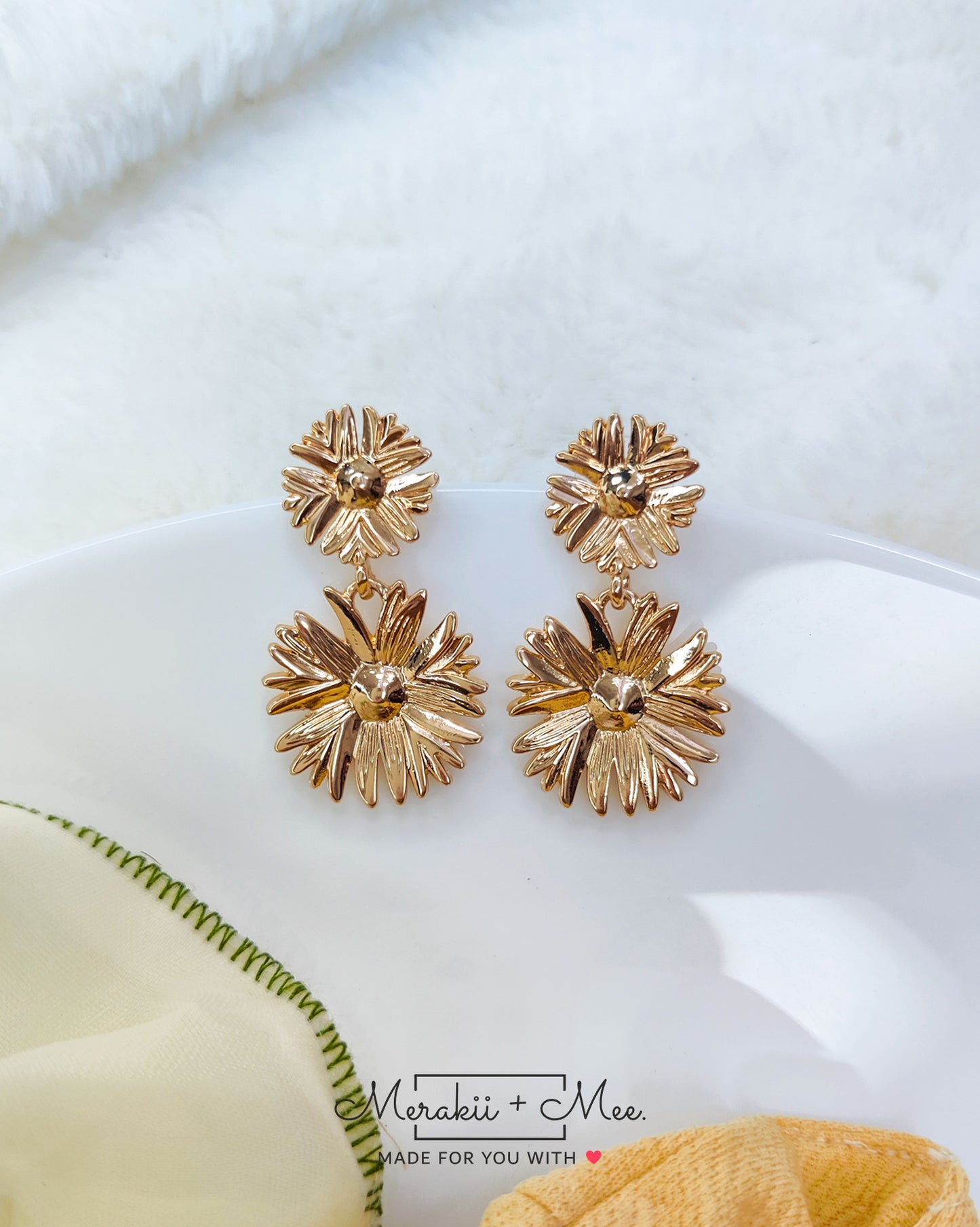 Gina Floral Earrings