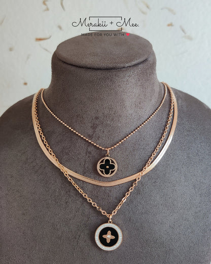 Jazzy Black Layered Chain