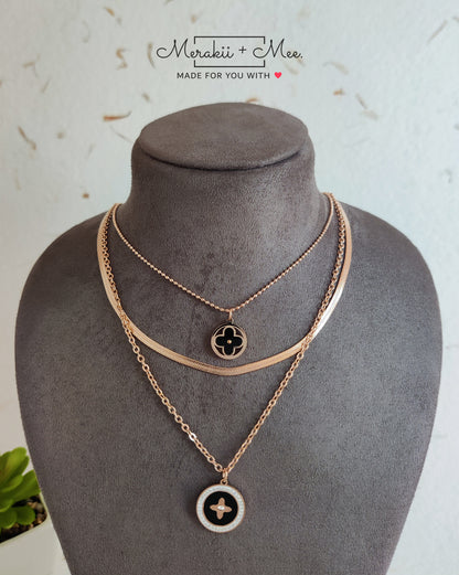 Jazzy Black Layered Chain