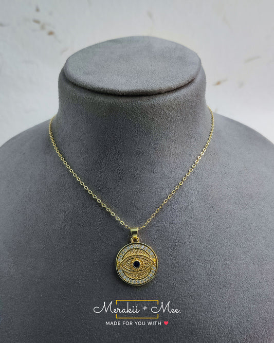 Turkish Golden Evil Eye