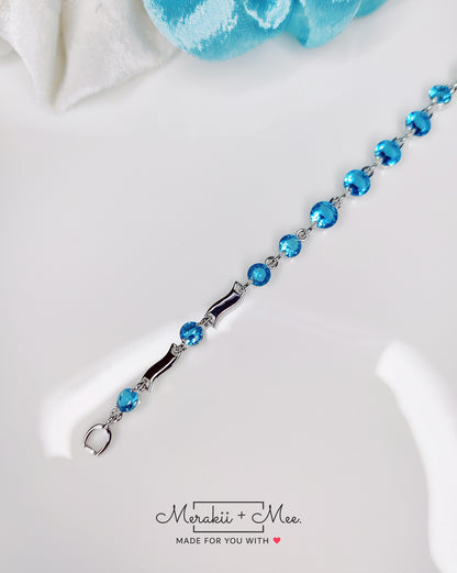 Charlotte's Blue Diamond Bracelet