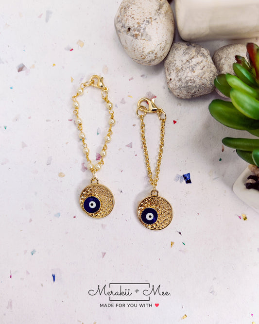 Evil Eye Coin Watch Charm