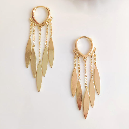 Feather Flock Bali Earrings