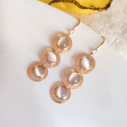 Plate Gold Earrings
