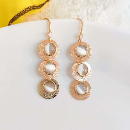 Plate Gold Earrings