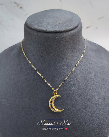 Maeve's Moon Necklace