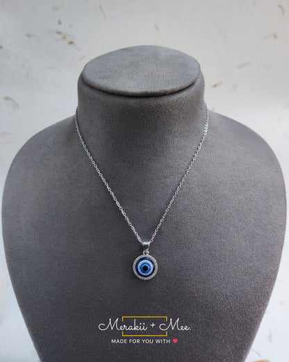 Bleu Evil Eye Necklace