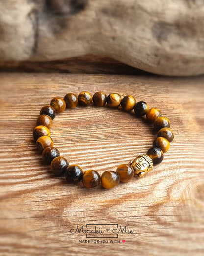 Buddha Tiger Eye Bracelet