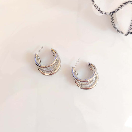 Silver Pipe Hoops