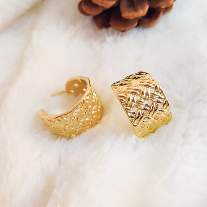 Bold Gold Hoop Earrings