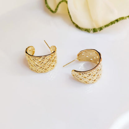 Bold Gold Hoop Earrings