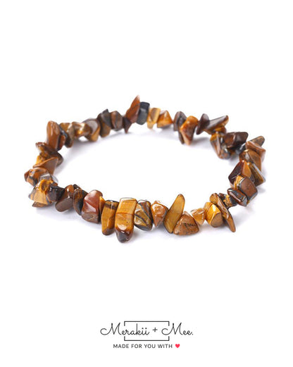 Tiger Eye Chip Bracelet